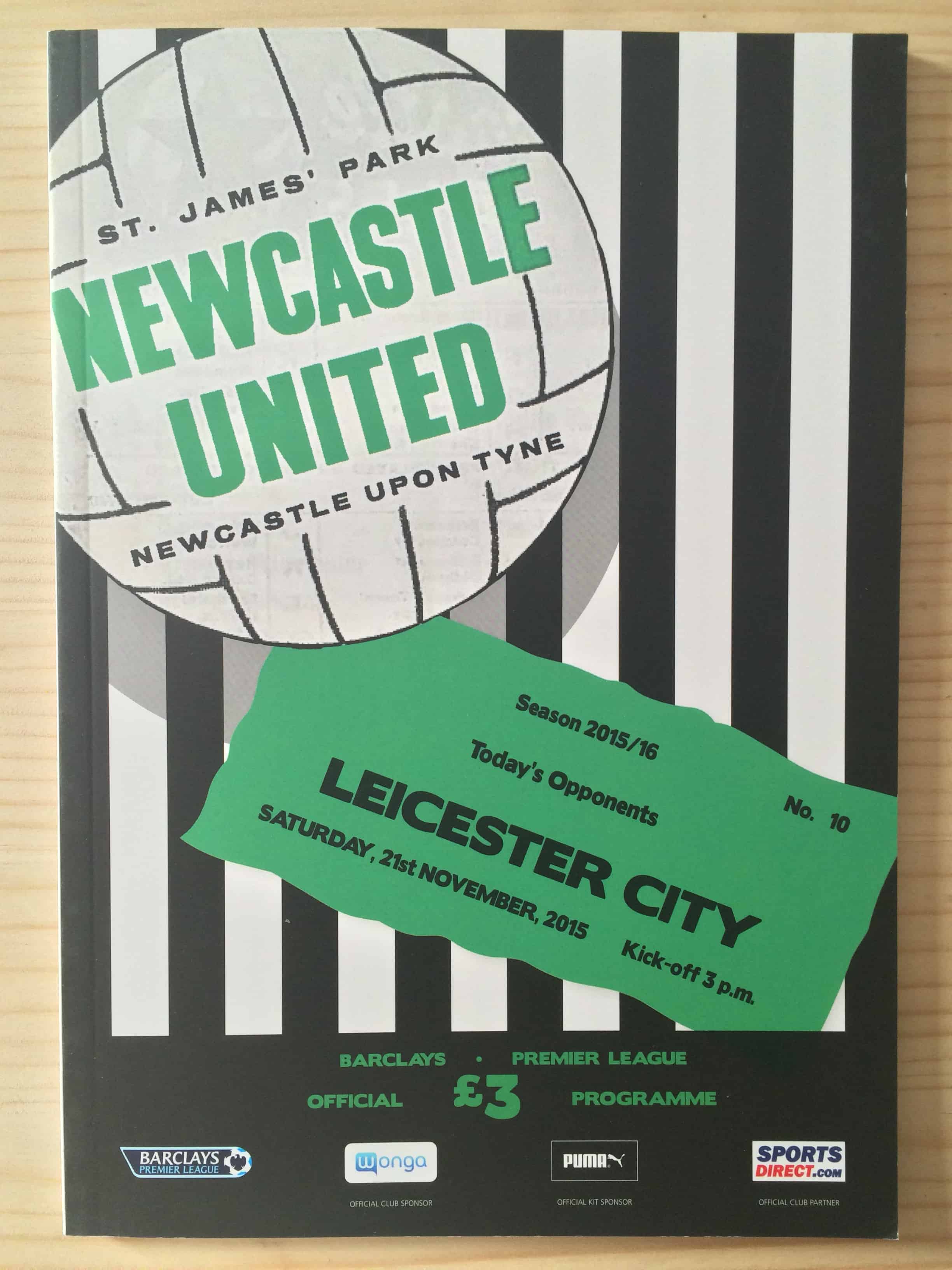 Newcastle United FC v Leicester City FC